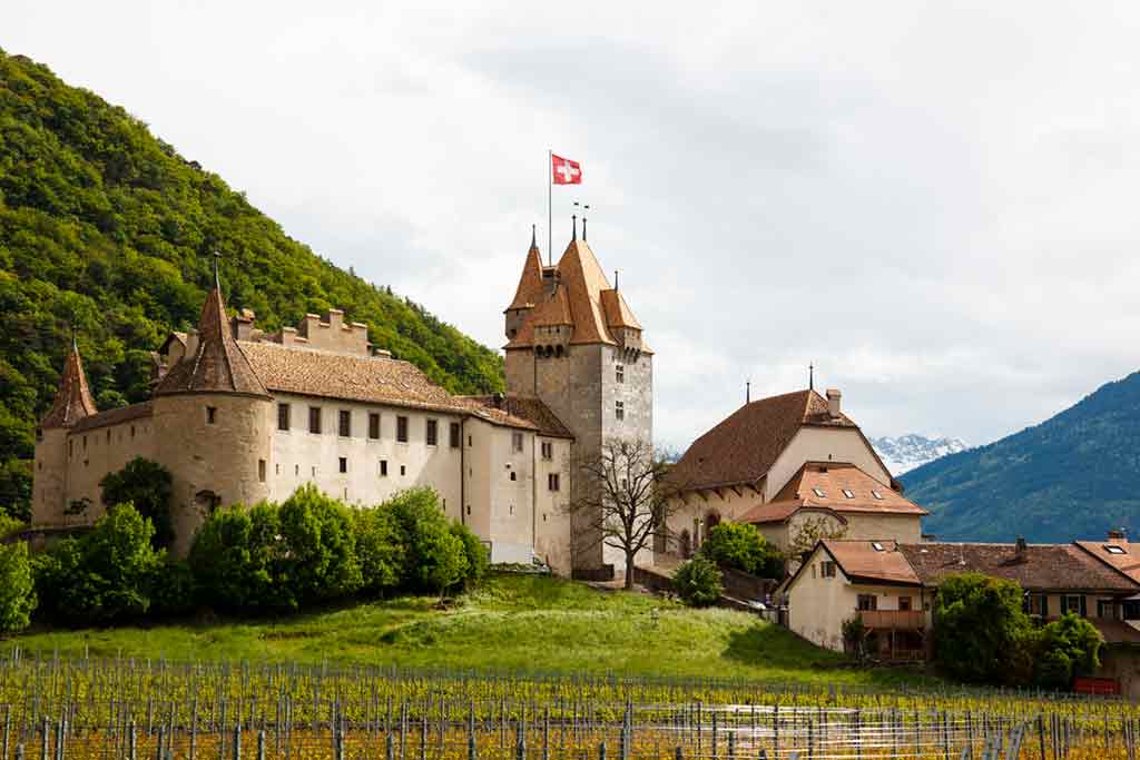 Best castles in Switzerland Aigle-Castle