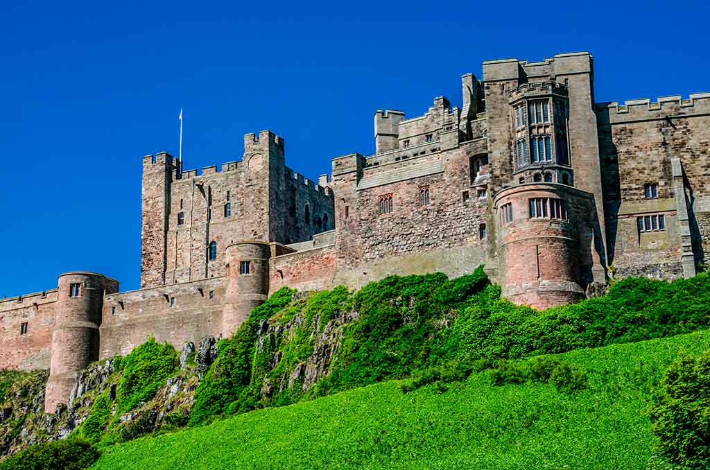 Castelli in Inghilterra Castello di Bamburgh