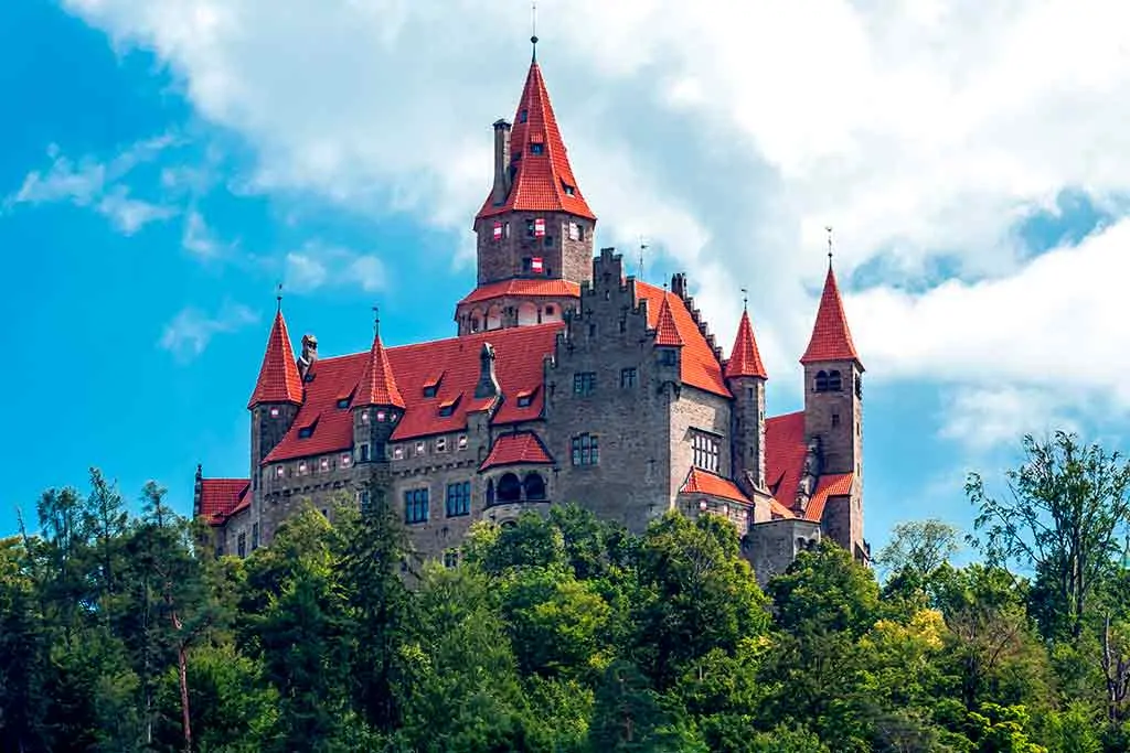 Castles in Czech Bouzov castle