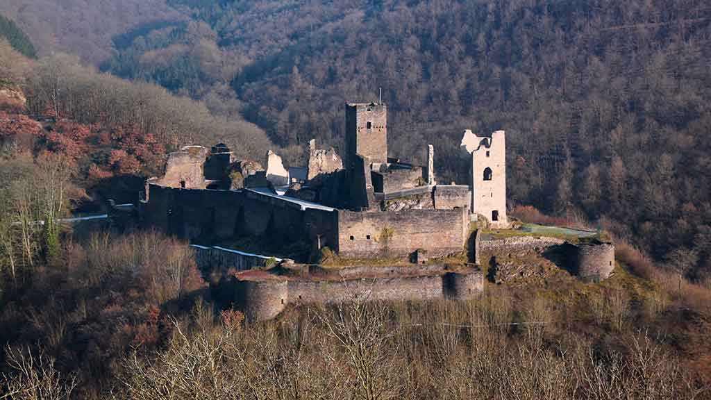Famous Castles in Luxembourg Brandenbourg-Castle