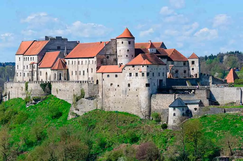 Famous Castles in Germany Burghausen-Castle