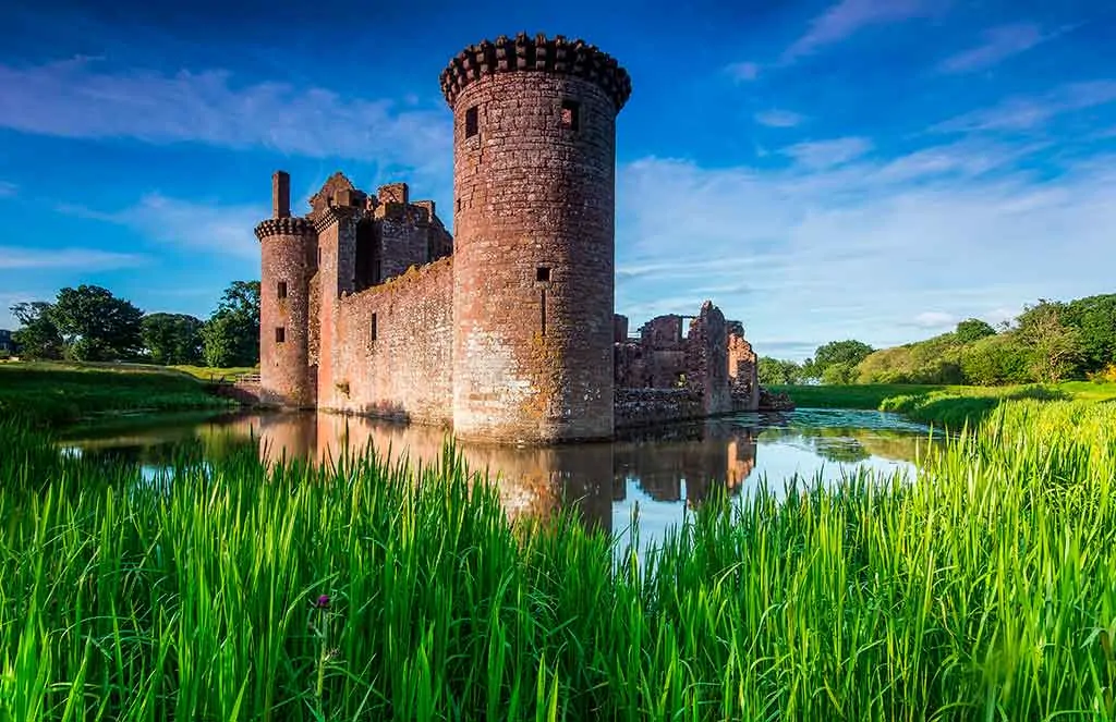 Best castles in Scotland CAERLAVEROCK-CASTLE