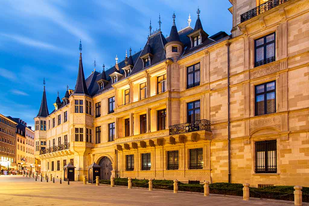 Castles in Luxembourg Grand-Ducal-Palace