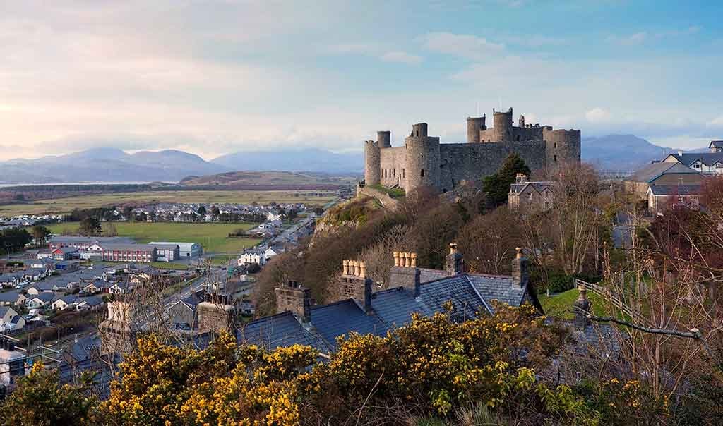 Welsh Castles Harlech-Castle