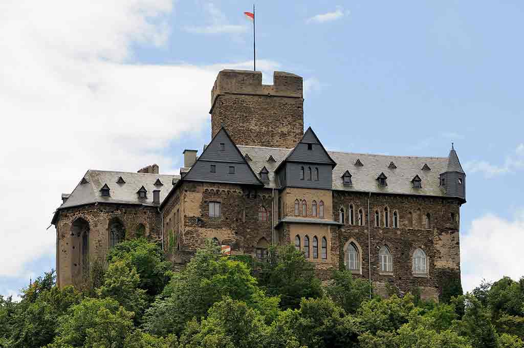 Famous Castles in Germany Lahneck-Castle