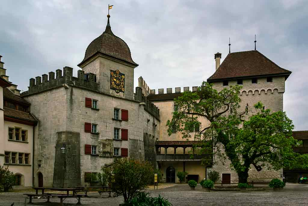 Castles in Switzerland Lenzburg-Castle