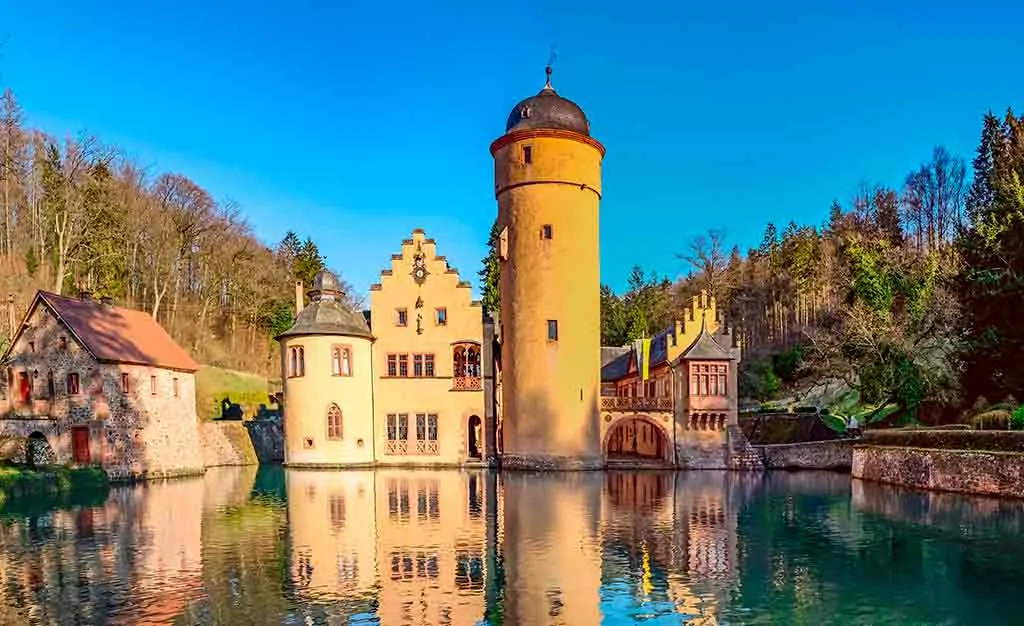 Famous Castles in Germany Mespelbrunn-Castle