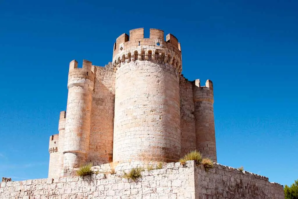 Famous Castles in Spain Penafiel-Castle