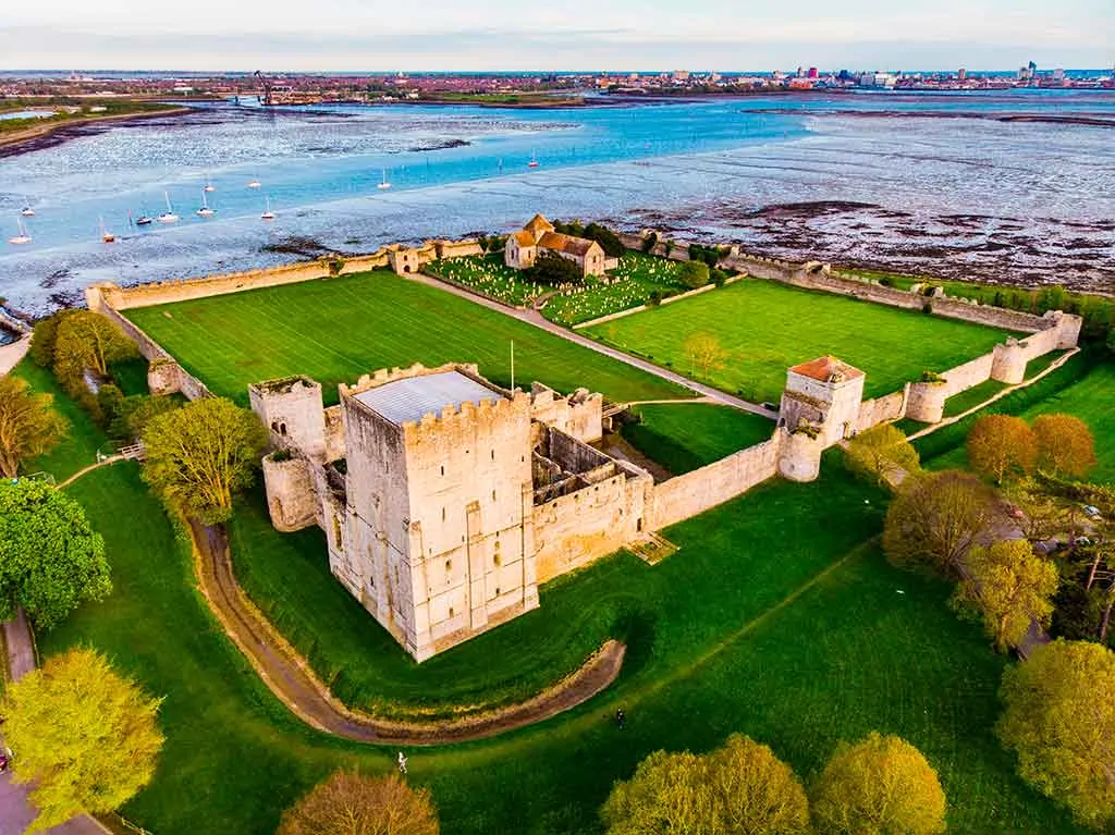Famous Castles in England Portchester-castle