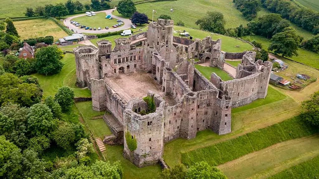 Welsh Castles Raglan-Castle