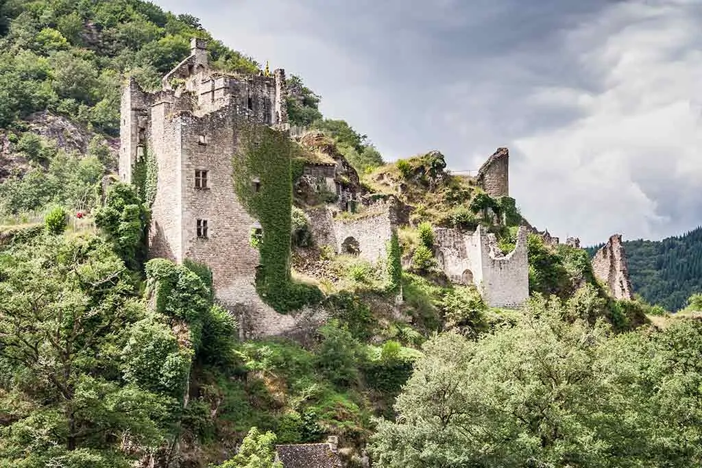 Famous Castles in France Tours de Merle