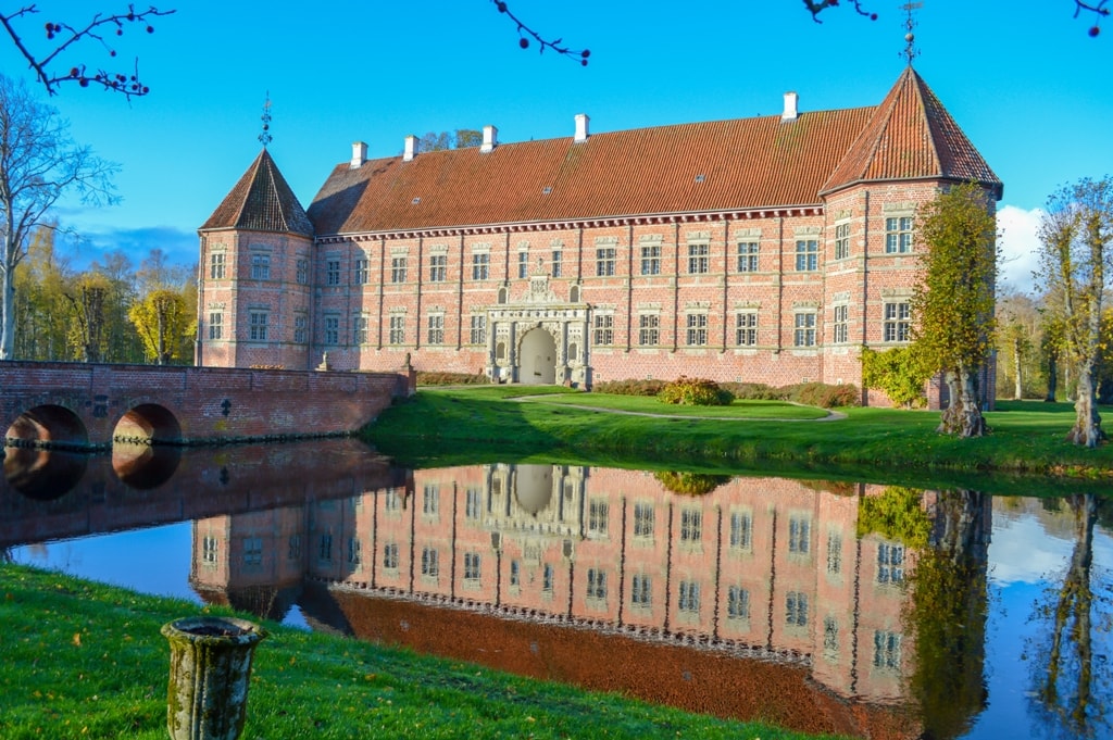 Famous Castles in Denmark Voergård Slot - Flauenskjold