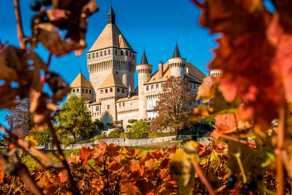 Best Swiss Castles Vufflens-Castle