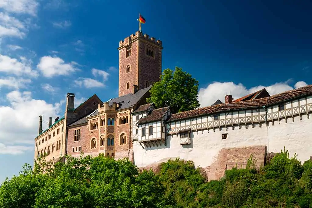 Castles in Germany Wartburg-Castle
