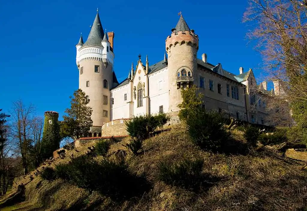 Castles in Czech Zleby Chateau