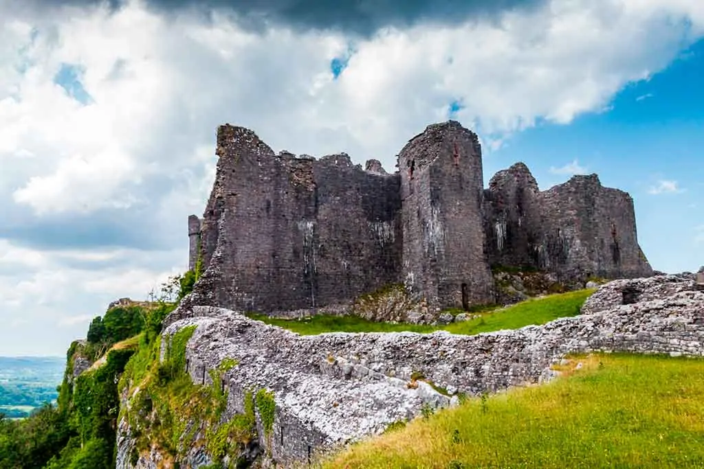 castles in South Wales-Carreg-Cennen-Castle