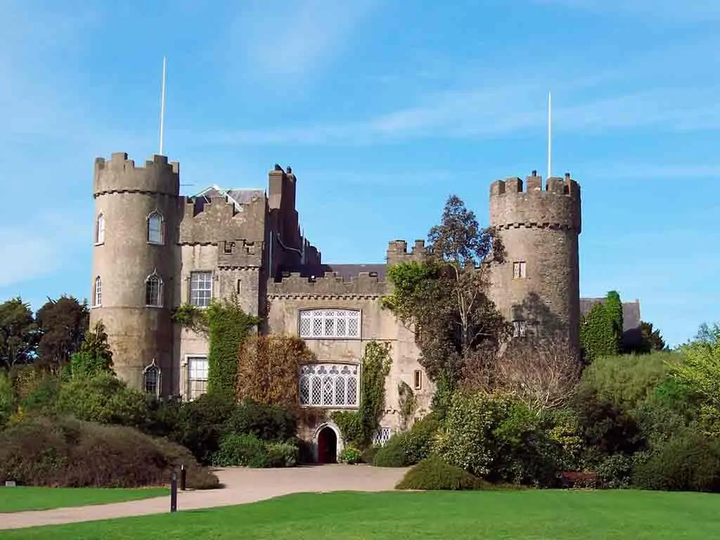 Famous castles near Dublin-Malahide-Castle