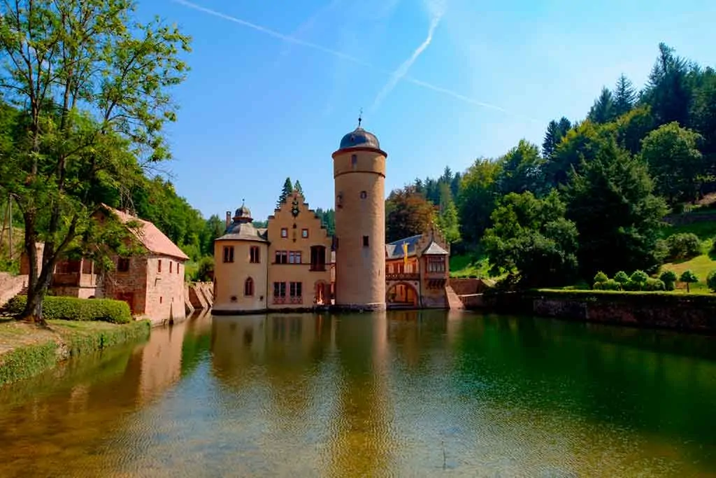 Famous Castles in Bavaria-Mespelbrunn-Castle