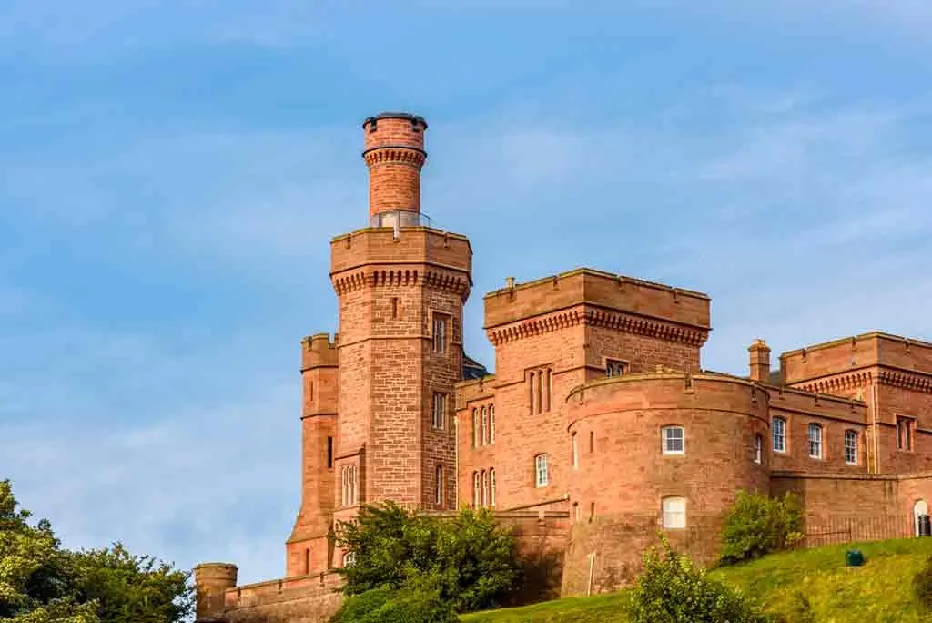 Famous Castles in Highlands-Inverness-Castle