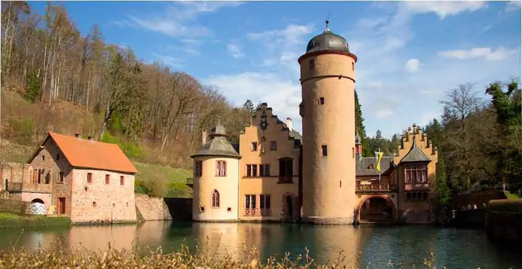 Famous Castles near Frankfurt-Mespelbrunn-Castle