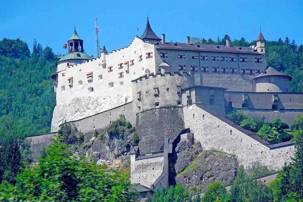 Castles in Austria-Hohenwerfen-Castle
