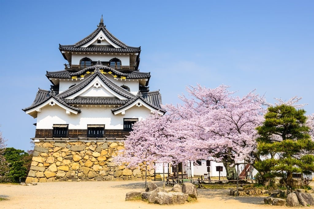 Best Castles In Japan Historic European Castles   Hikone Japan At Hikone Castle In The Spring Season. Min 