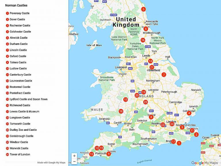 25 Norman Castles in England - Historic European Castles