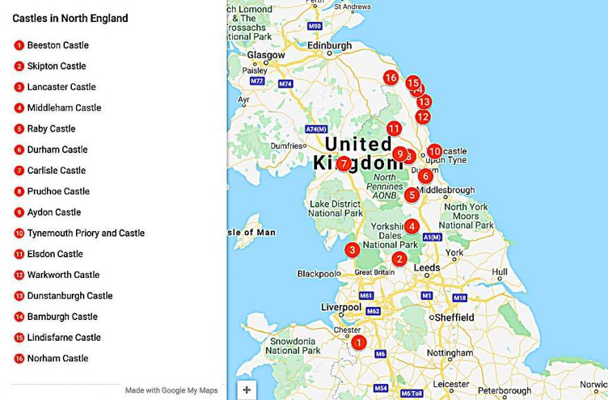 16 Best Castles in Northern England
