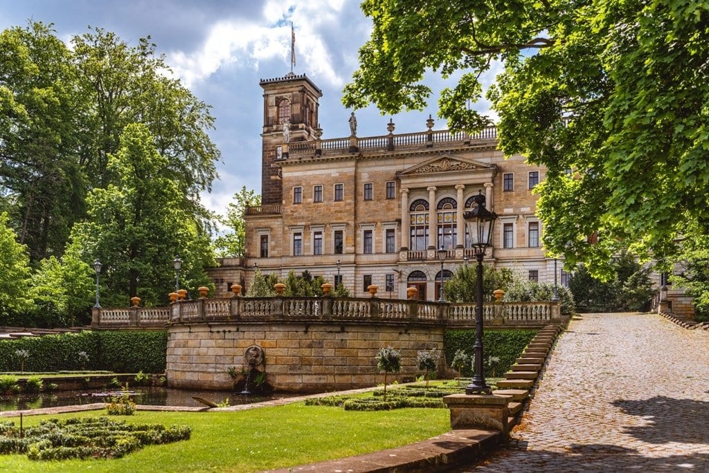 Albrechtsberg Castle in Dresden, 
