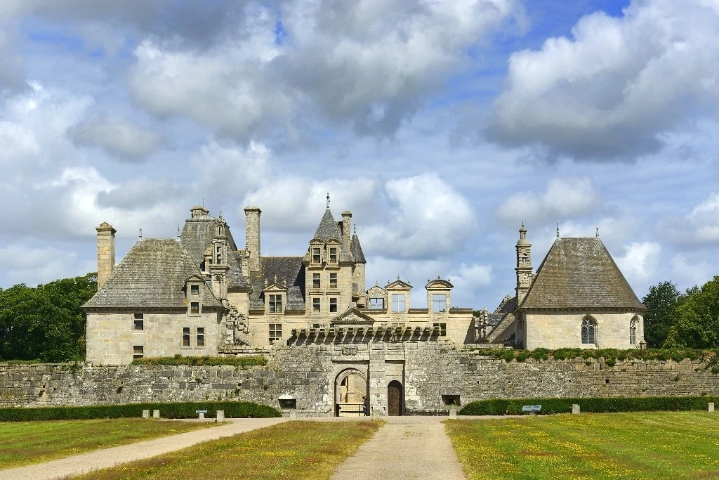 Chateau de Kerjean - medieval manor house in France
