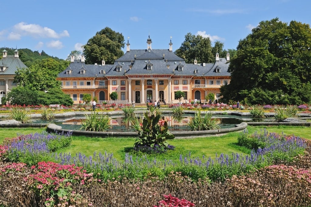 Pillnitz Castle in Saxony near Dresden, Germany (Europe)
