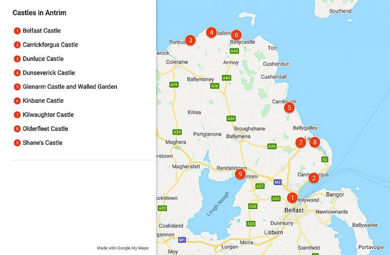 Best Castles in Antrim Historic European Castles
