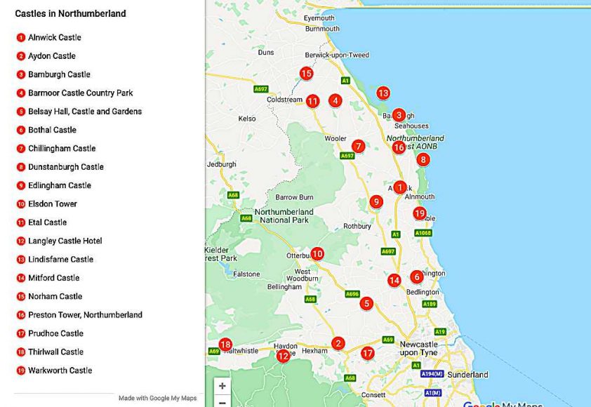 Best Castles in Northumberland Historic European Castles