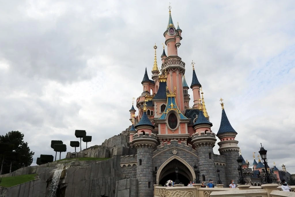 Disney Castle in Paris France