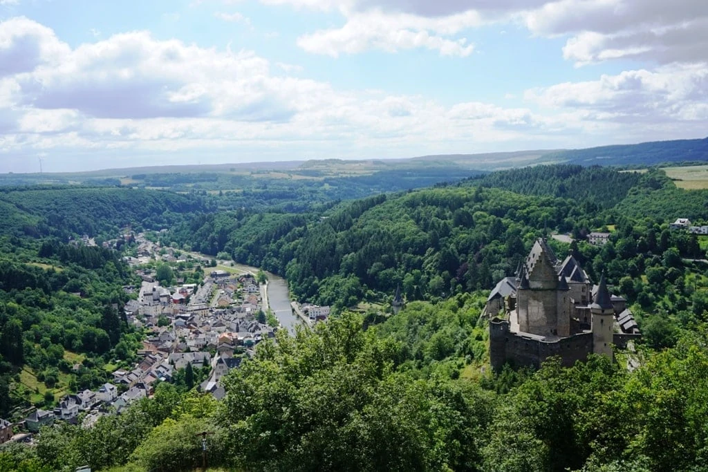 Vianden Castle from above