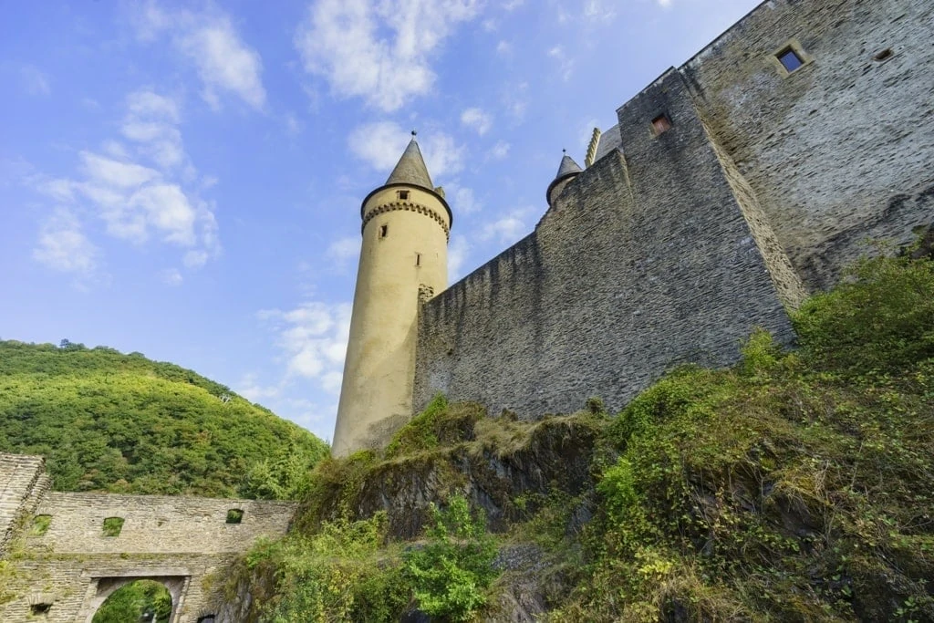 Vianden Castle in Vianden Town
