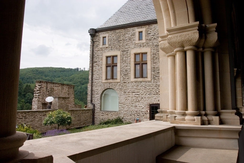 Outside view of Vianden Castle