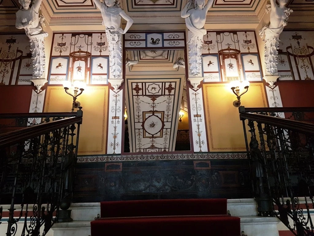 inside Achillion Palace