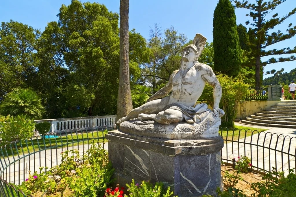 Dying Achilles - Sissi Palace Corfu