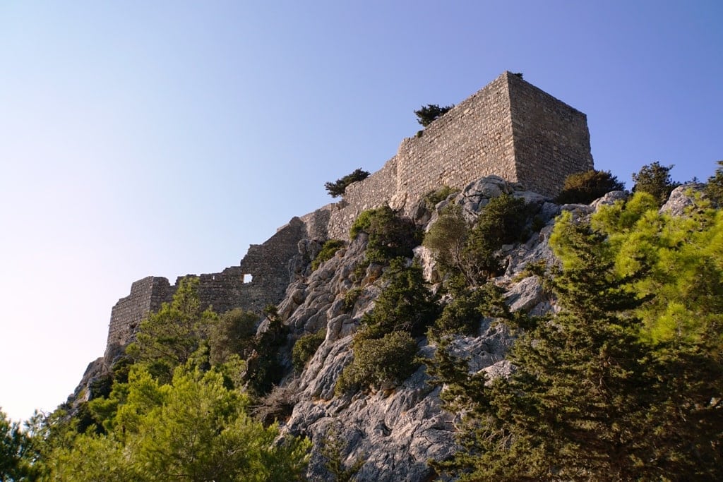 Monolithos Castle in Rhodes Island