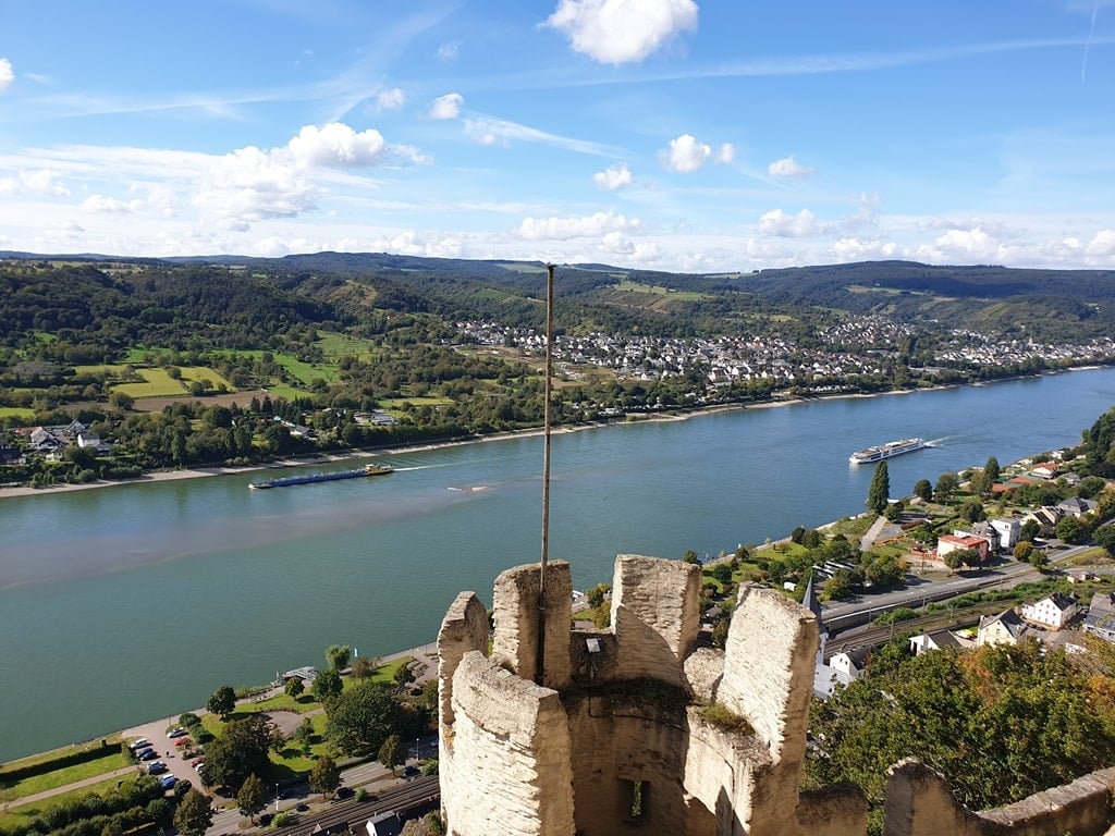 view from Marksburg Castle