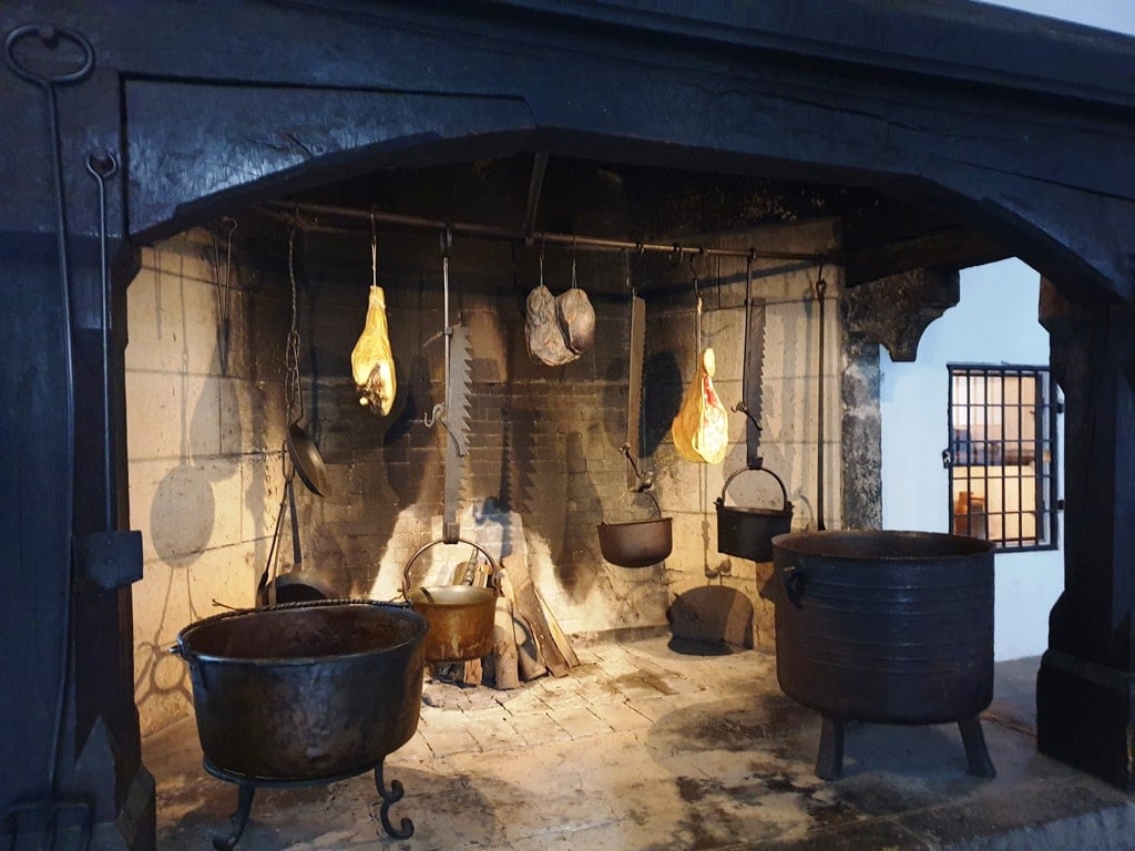 Marksburg Castle kitchen
