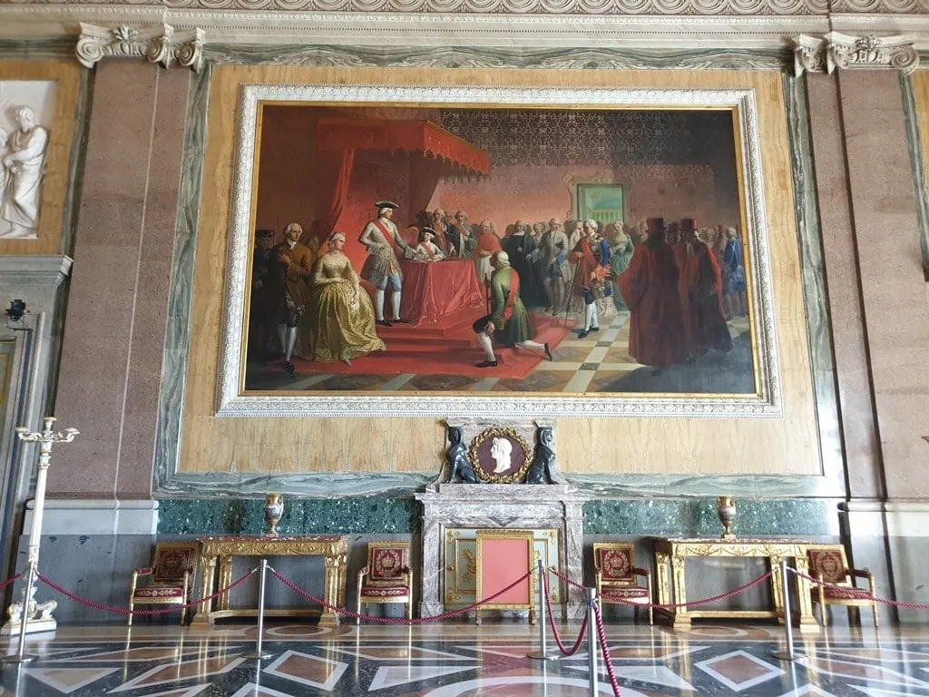 inside the Royal Palace of Caserta 