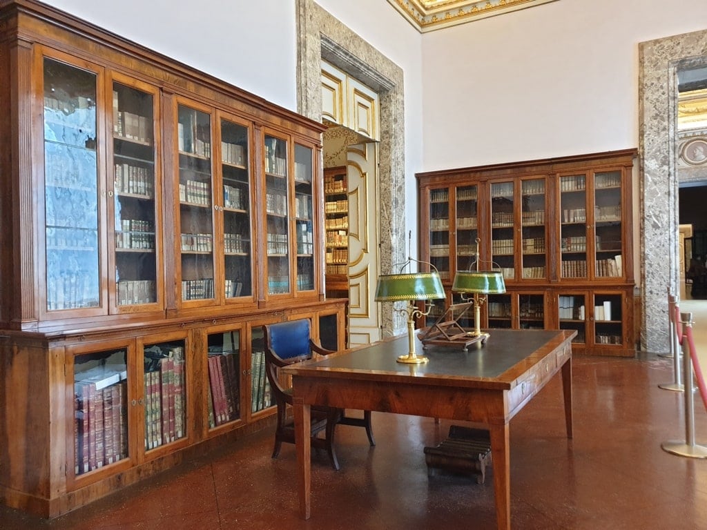 library at the Royal Palace of Caserta 
